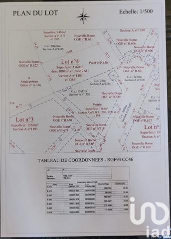 Terrain à vendre 1 760 m² Razès