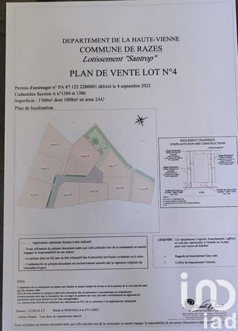 Terrain à vendre 1 760 m² Razès