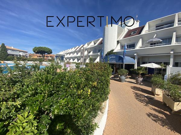 Carnon Plage (34280) \+ de 7% de rentabilité net d'impôt, T2 loueur meublé, entre grande piscine et port de plaisance de Carnon