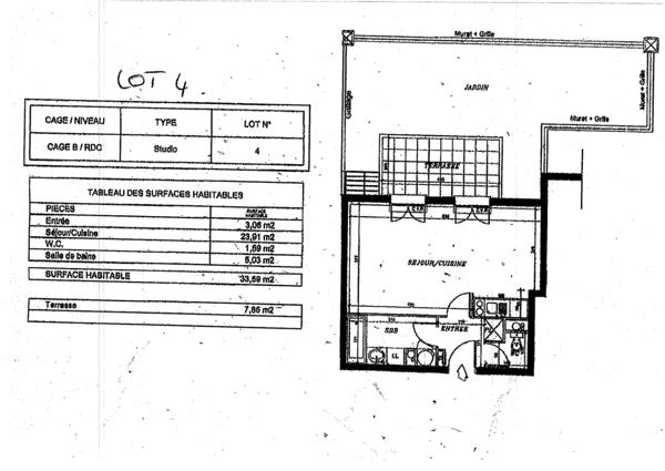 Parking + appartement