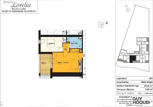 Appartement - 2 pièce(s) - 40 m2