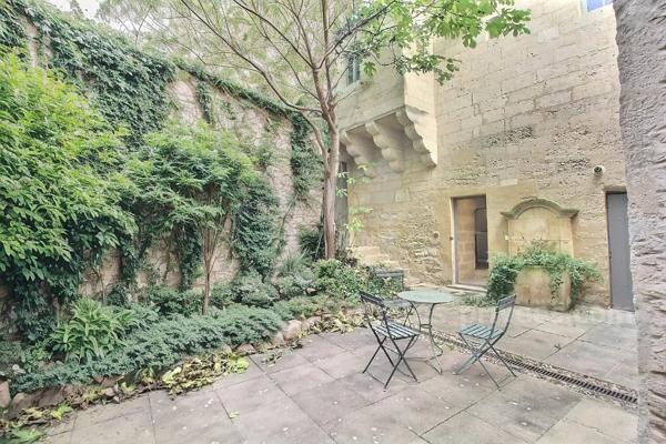 Appartement Uzes 5 pièce(s) 192 m2 en rez-de-chaussée avec terrasse et jardin