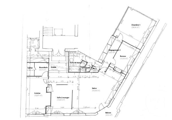 Appartement F4 à vendre  4 pièces - 175,05 m2 LYON - 69006