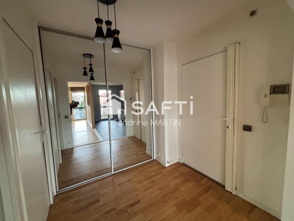Appartement T4 Bois-Beaumont, 83m2, parking