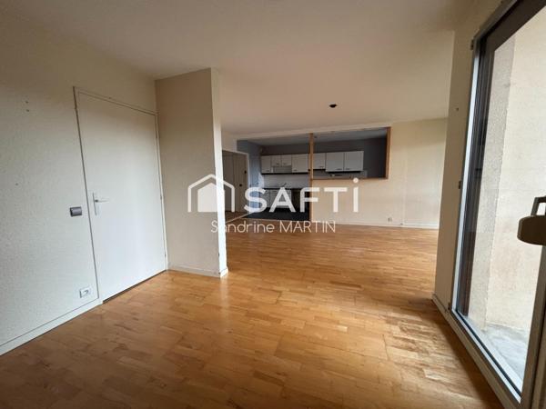 Appartement T4 Bois-Beaumont, 83m2, parking