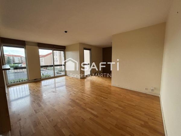 Appartement T4 Bois-Beaumont, 83m2, parking