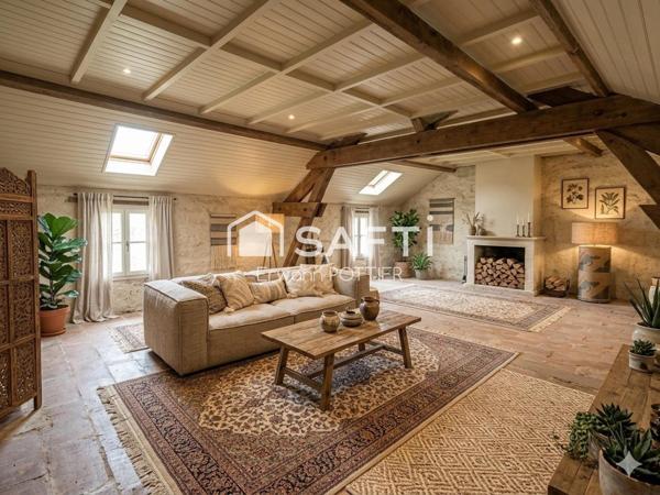 Maison de caractère avec grand terrain arboré