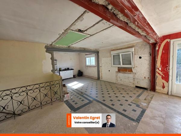 Maison de 120 m² à rénover avec vue panoramique, garage et jardin – Bolbec Centre