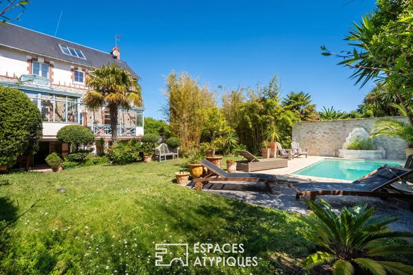 Villa balnéaire historique avec piscine au coeur de Saint-Brévin-les-Pins