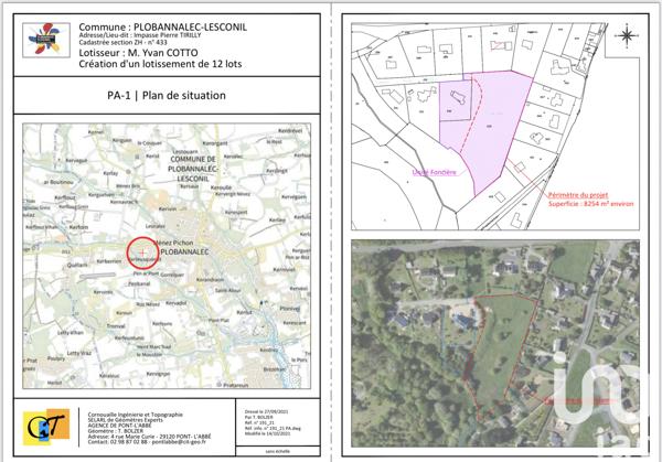 Terrain à vendre 513 m² Plobannalec-Lesconil