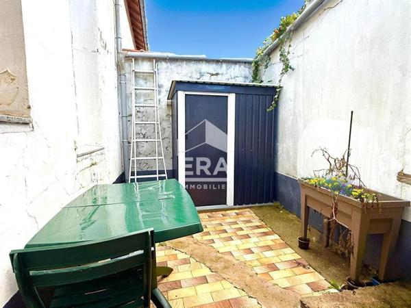 Maison Etaples-sur-mer Centre ville , 2 chambres, cour extérieure