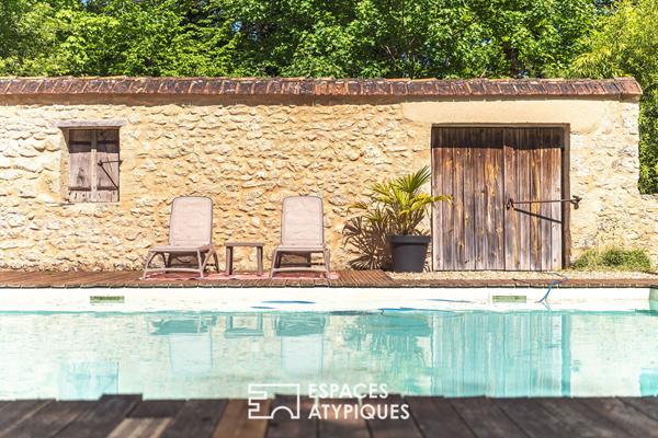 Maison de Maître et sa maison d’amis proche de Périgueux.