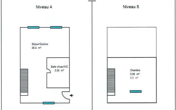Appartement à louer    2 pièces • 36 m2 Mende