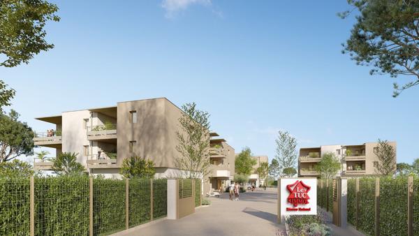 appartement T3 avec terrasse et jardin Lapalud (84840)