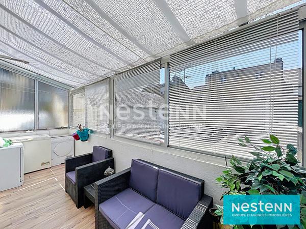 APPARTEMENT 98M2 DEUX CHAMBRES UN BUREAU BALCON JARDIN D'HIVER CAVE ET GARAGE PARC DES PROMENADES