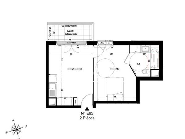 À vendre Appartement 2 pièces 36.1 m² - Romainville 93230