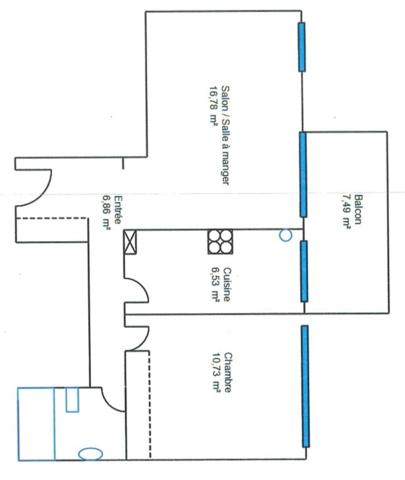 Appartement à vendre  pièces  (60)
