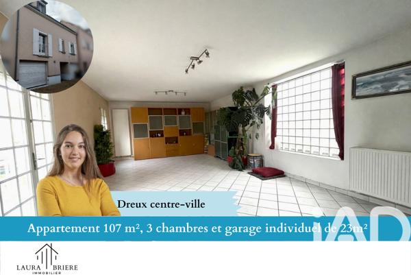 Appartement à vendre 4 pièces 107 m² Dreux