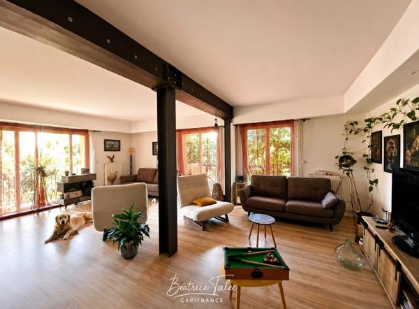 Comme une maison ! Appartement 4 pièces, contemporain avec jardin privatif de 530 m², parking, Aix-en-Provence, Résidence,