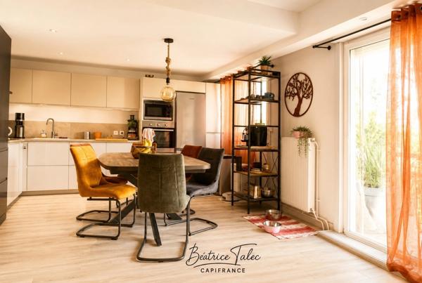 Comme une maison ! Appartement 4 pièces, contemporain avec jardin privatif de 530 m², parking, Aix-en-Provence, Résidence,