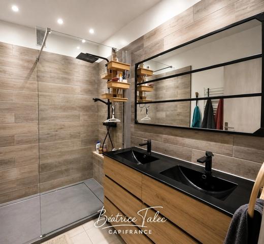Comme une maison ! Appartement 4 pièces, contemporain avec jardin privatif de 530 m², parking, Aix-en-Provence, Résidence,