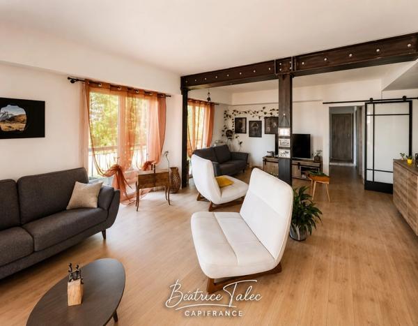 Comme une maison ! Appartement 4 pièces, contemporain avec jardin privatif de 530 m², parking, Aix-en-Provence, Résidence,