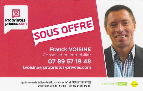 A VENDRE en Exclusivité, Maison Les Herbiers avec 3 chambres sur une parcelle de 749 m2