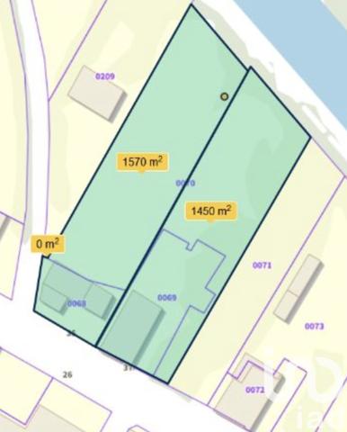 Terrain à vendre 1 450 m² Clesles