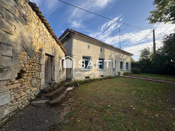 Maison en Pierre, 3 chambres et très beau terrain