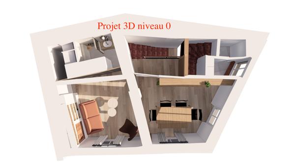 Saint-Germain-en-Laye (78100) Triplex 6P usage mixte 114m2 hyper centre