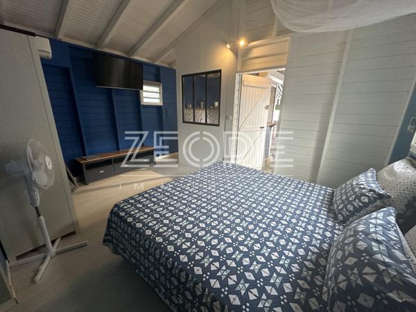 Saint-François (97118) Exclusivite ZEOPIE Immobilier : bungalow avec terrasse et jardin privatif dans petite copropriété avec piscine