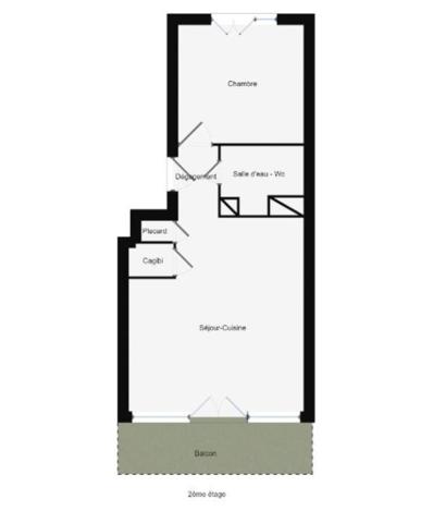 Le Bourget-du-Lac – Appartement 2 pièces 46 m2 avec balcon et vue lac LIBRE DE TOUTE OCCUPATION