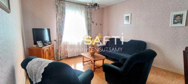 Maison de 88m², 3 chambres, sur un terrain de 553m²