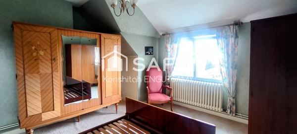 Maison de 88m², 3 chambres, sur un terrain de 553m²