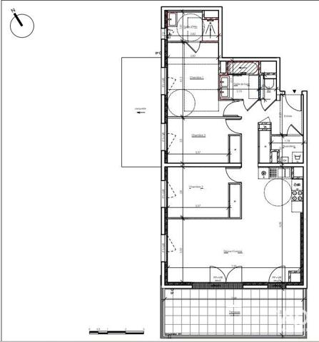 Appartement à vendre 4 pièces 90 m² Crolles
