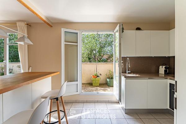 Lumineux appartement duplex avec belle terrasse