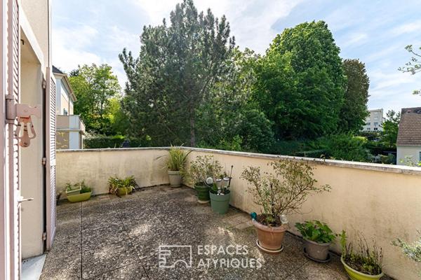 Lumineux appartement duplex avec belle terrasse