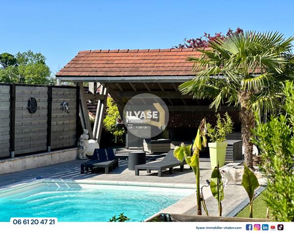 Chalon-sur-Saône (71100) Maison | 4 ch | 781 m² | PISCINE | 2 Garage de 25m²