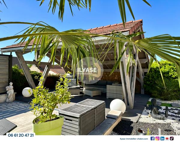 Chalon-sur-Saône (71100) Maison | 4 ch | 781 m² | PISCINE | 2 Garage de 25m²
