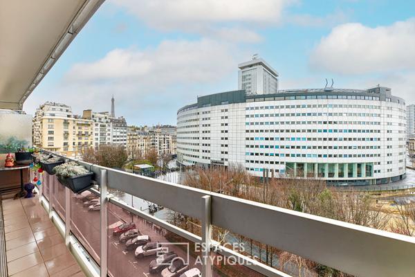 Duplex avec extérieurs, rooftop et vues Tour Eiffel – Maison de la Radio