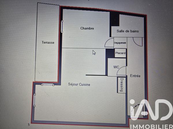 Appartement à vendre 2 pièces 58 m² Lunéville