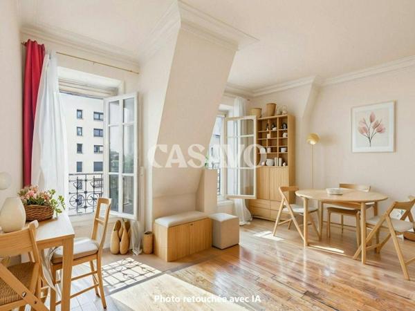 Vente Appartement 3 pièces de 57m² - 75015 Paris
