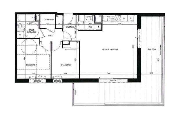 LOCATION NON MEUBLEE - Annecy - Appartement T3 avec garage