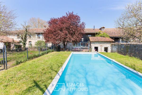 Maison de caractère avec verrière cathédrale et piscine à Grenade