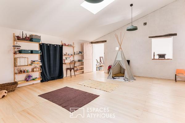 Maison de caractère avec verrière cathédrale et piscine à Grenade