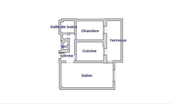 Appartement T2 à vendre  3 pièces - 73,21 m 2   BASTIA  - 202