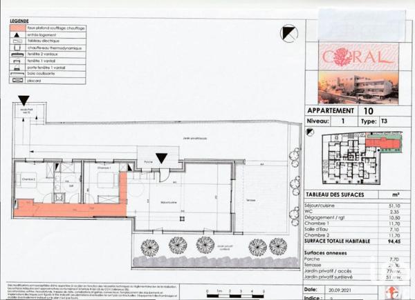 Appartement à vendre 