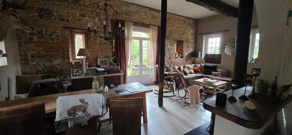 Ancienne bergerie du 19ème siécle pleine de charme à rénover – 7 chambres, jardin plat, cadre campagne – Motteville (76970)