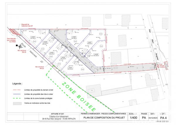 Terrain à vendre 343 m² Arpajon