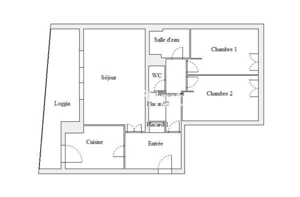 Appartement 3 pièces - 75 m²